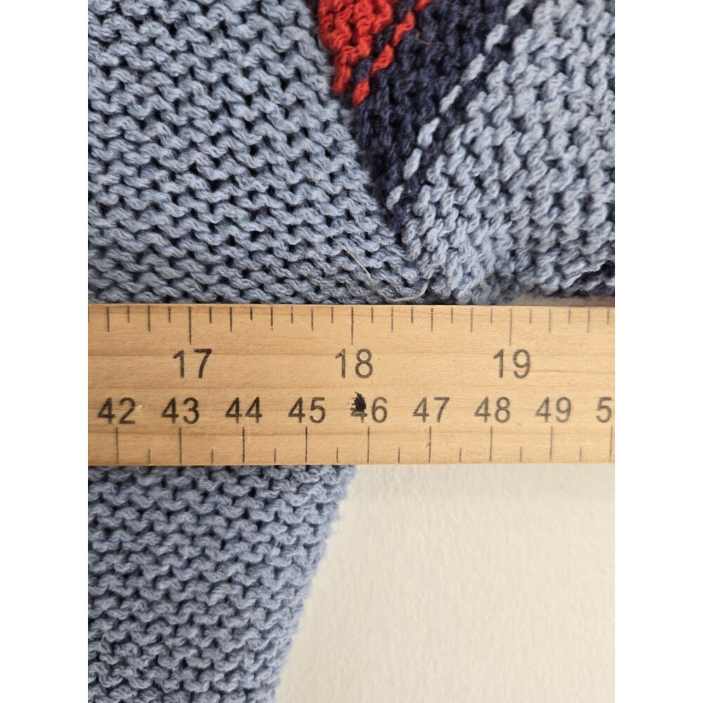 Urban Outfitters BDG Sweater Womens XS‎ Marlon Blue Fringe Western Boho Indie - Picture 7 of 9